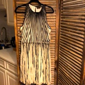 Beautiful black and white dress